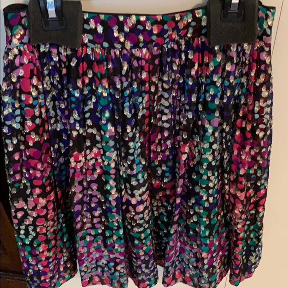 NWT kate spade metallic multi dot skirt - Picture 4 of 4